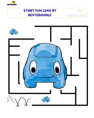 How to Play Tag With a Bunny — DexteDoodle Story Learning pack